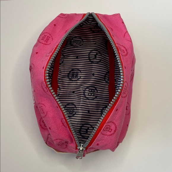 Vintage PINK Victoria's Secret Pink Crest Canvas Cosmetic Bag.  Y2K-era. - Picture 7 of 7